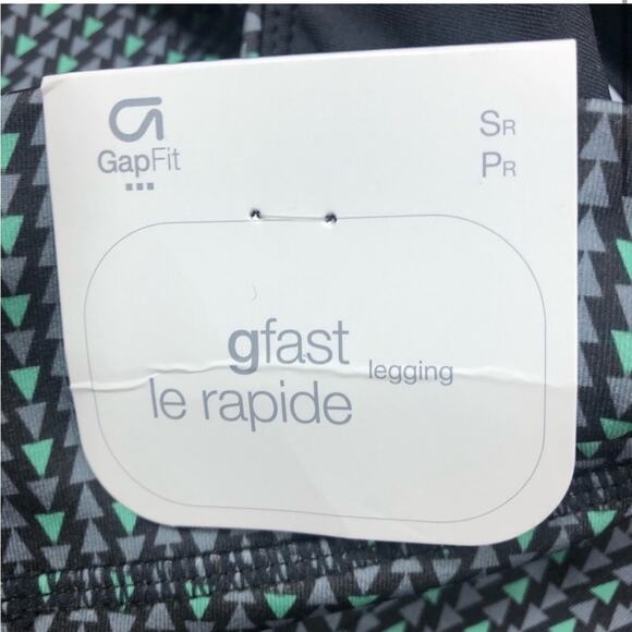 NWT gap gfast triangle printed leggings - Picture 4 of 6